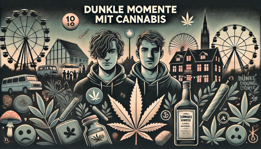 Dunkle Momente mit Cannabis